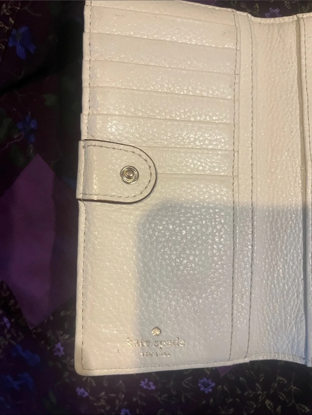kate spade pink zip-around wallet